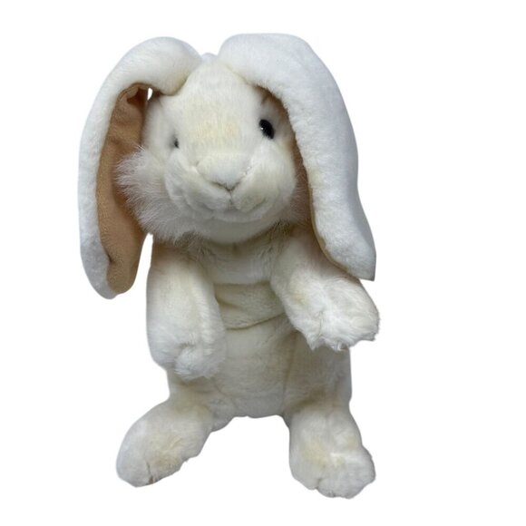 Gund White Plush Bunny Rabbit Stuffed Toy Long Ears Soft Fur Realistic Easter - Picture 1 of 10